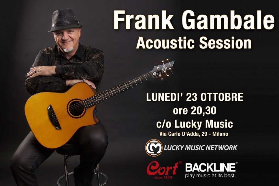 Frank Gambale e la sua Cort Luxe signature - Clinic da Lucky Music