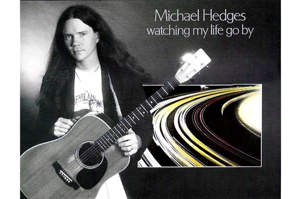 Michael Hedges e Martin D-28 sulla copertina di Watching My Life Go By