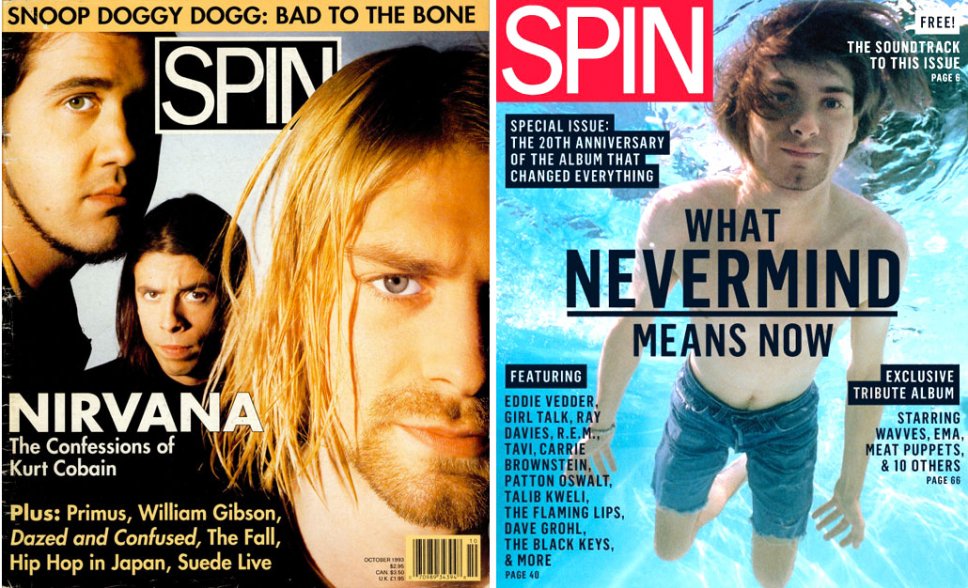 Nirvana - Spin Magazine covers