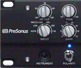 Dettaglio del pre PreSonus Anthony Demaria Labs ADL700