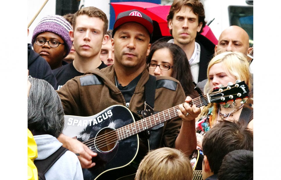 Tom Morello at Occupy Wall Street, 2011