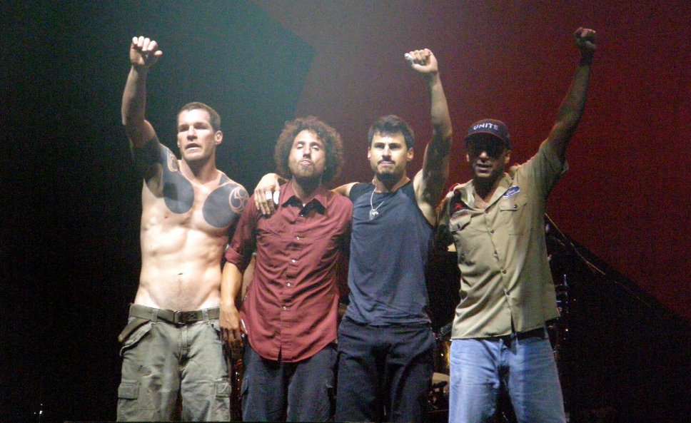 Rage Against the Machine on stage