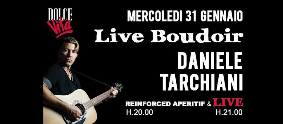 Il live acustico di Daniele Tarchiani a Firenze