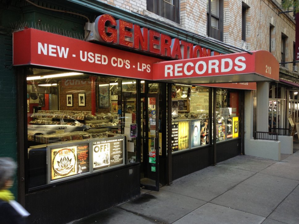 I grandi negozi di dischi di New York