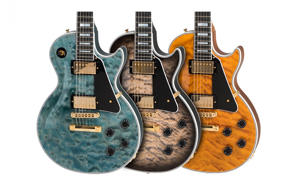 Gibson Les Paul Custom 3A Quilt Top