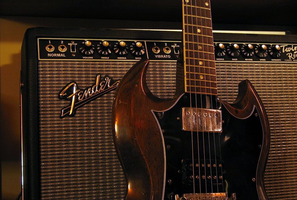 Gibson SG Fender Twin Reverb