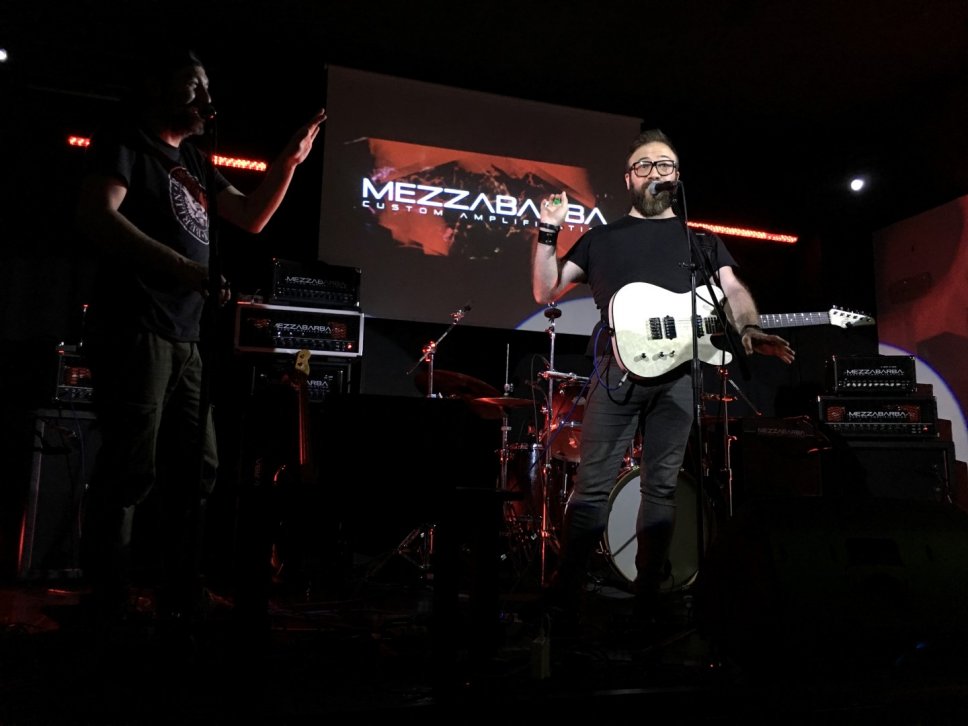 Giacomo Pasquali sul palco dell'MDay