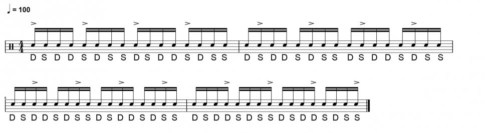 Batteria e paradiddle: The Chops Builder