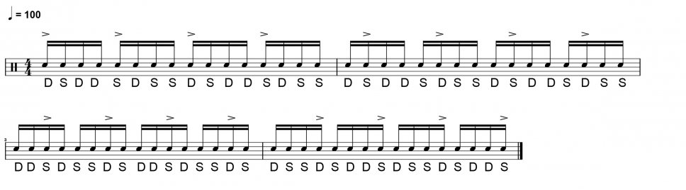 Batteria e paradiddle: The Chops Builder