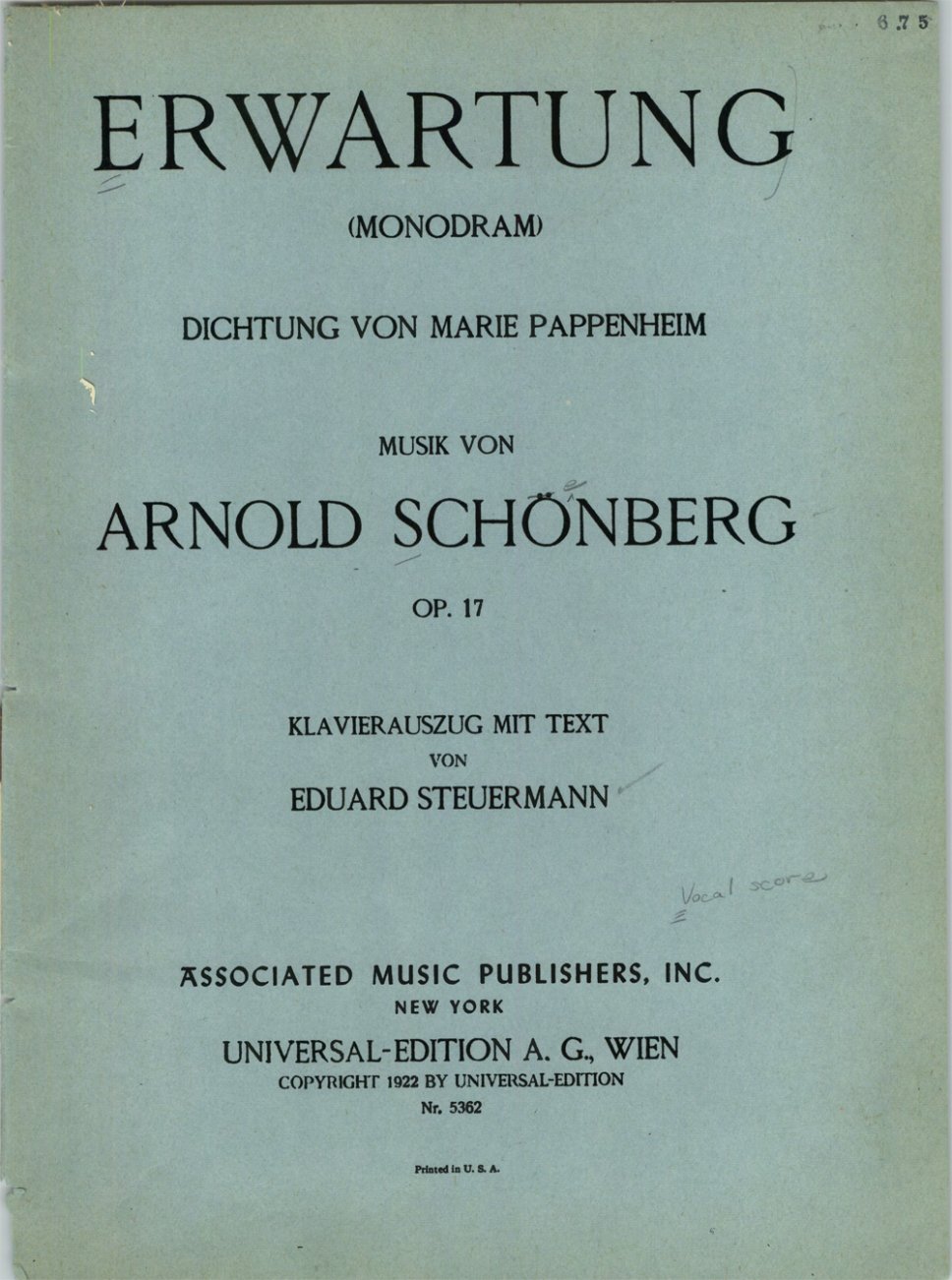 Schönberg, Webern e Berg
