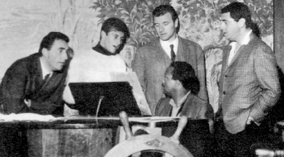 Quincy Jones con Tony Renis nel 1964