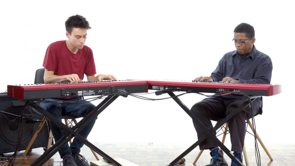 Jacob Collier with Herbie Hancock