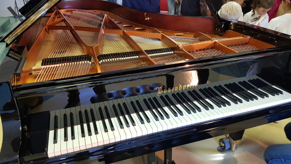 Il piano Bösendorfer nella grande sala Yamaha a Cremona Musica 2018