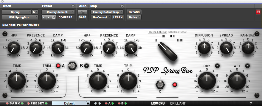 PSP "Spring Reverb"