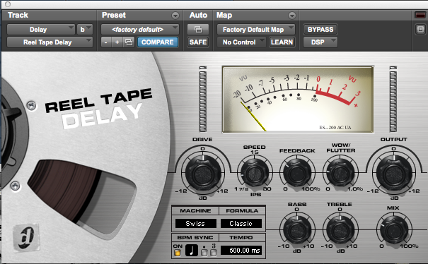 Avid "Tape Delay"