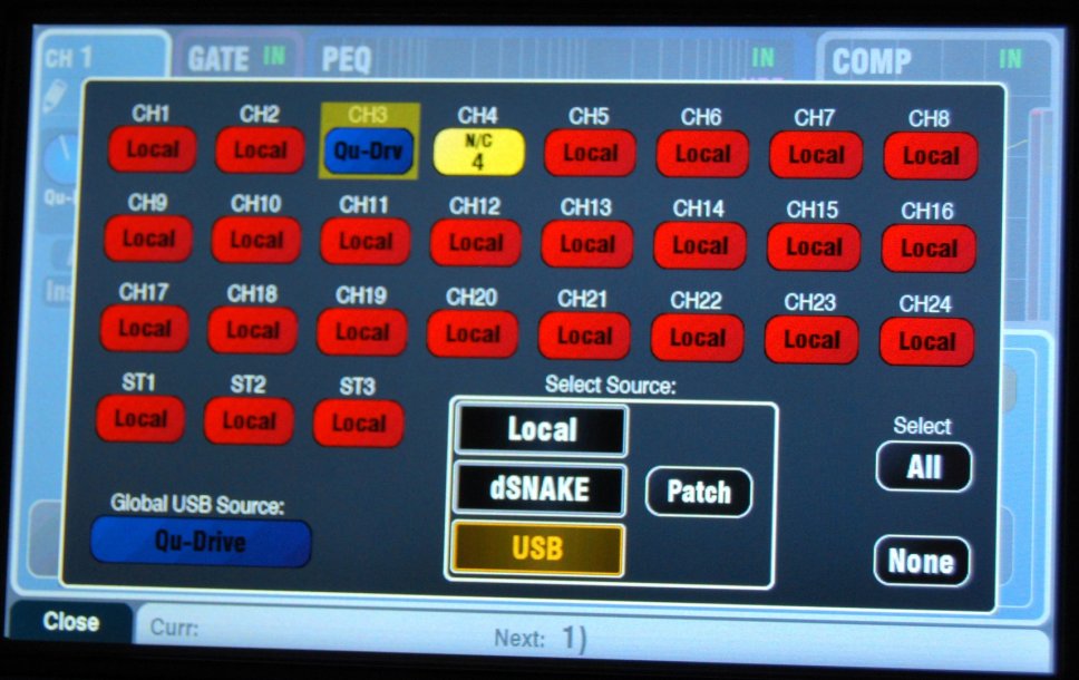 Allen & Heath Qu-24 Touch Screen