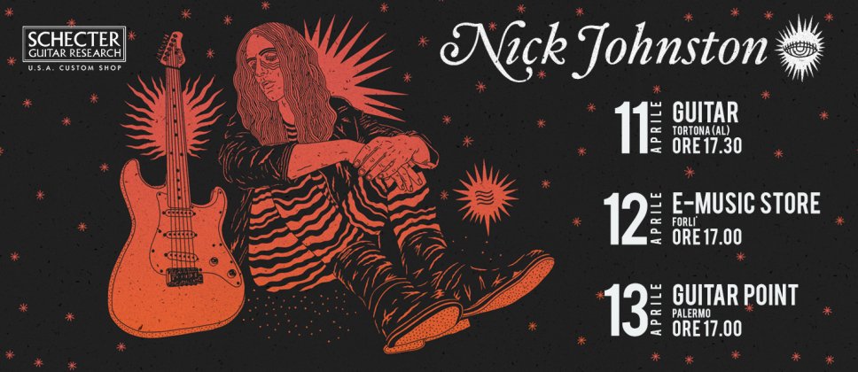 Nick Johnston Guitar Clinic Italy 2019