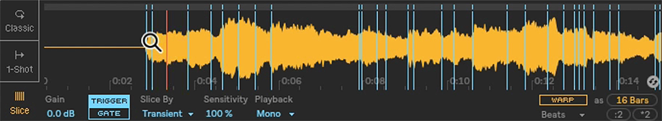 Ableton Live: Slice on Simpler