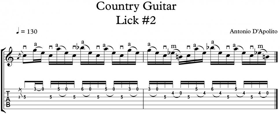 Country Guitar Lick 2