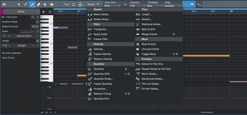 Studio One 4.5 Music Editor