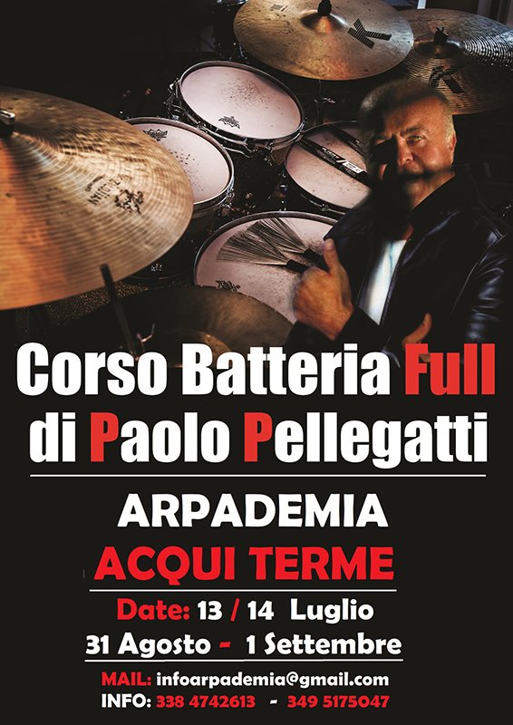 Paolo Pellegatti - Corsi di batteria full