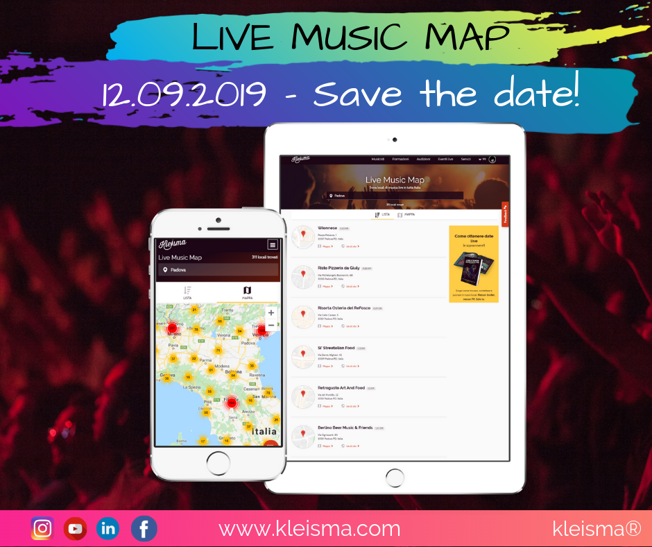 Kleisma - Live Music Map