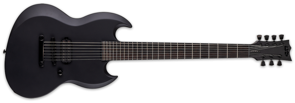 ESP/LTD VIPER-7 BARITONE BLACK METAL