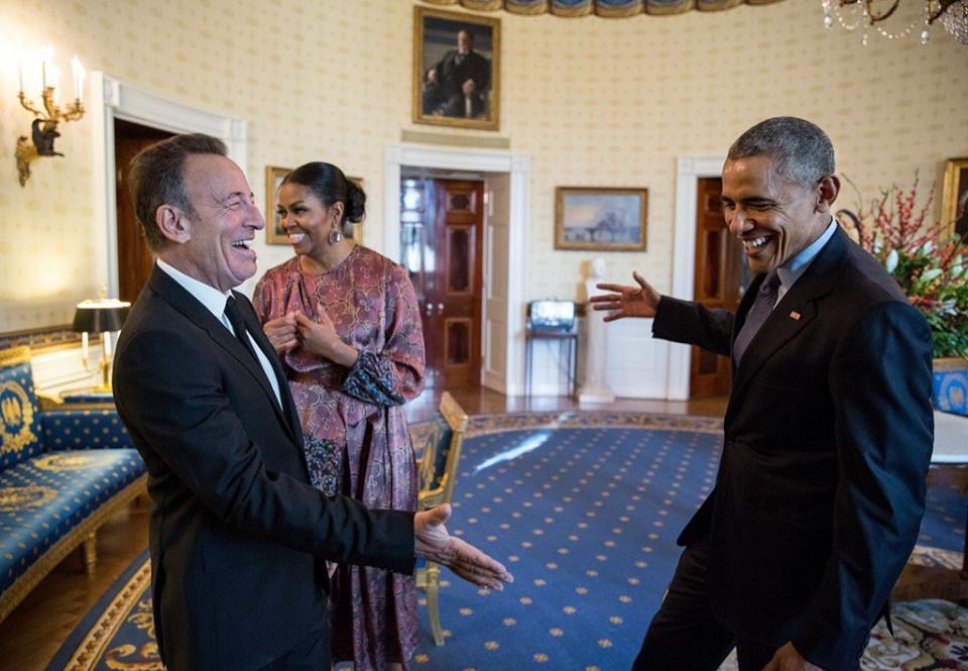 Il Presidente Obama premia Bruce Springsteen