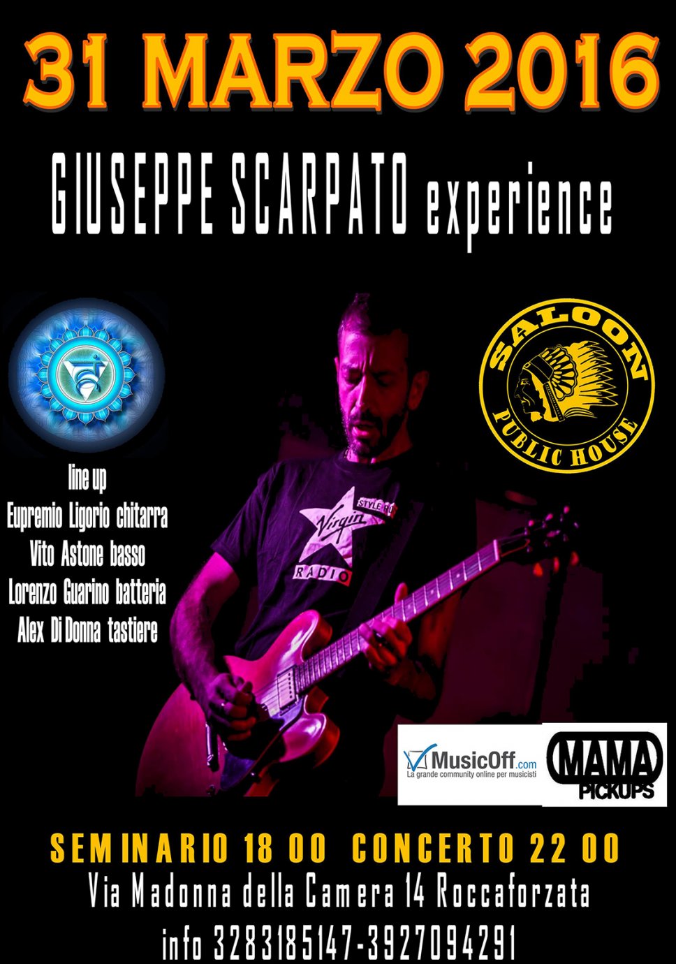 Giuseppe Scarpato Guitar Clinic + Concerto