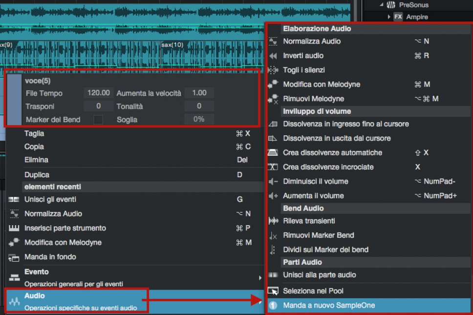 Studio One 3.0 - Altre funzioni utili