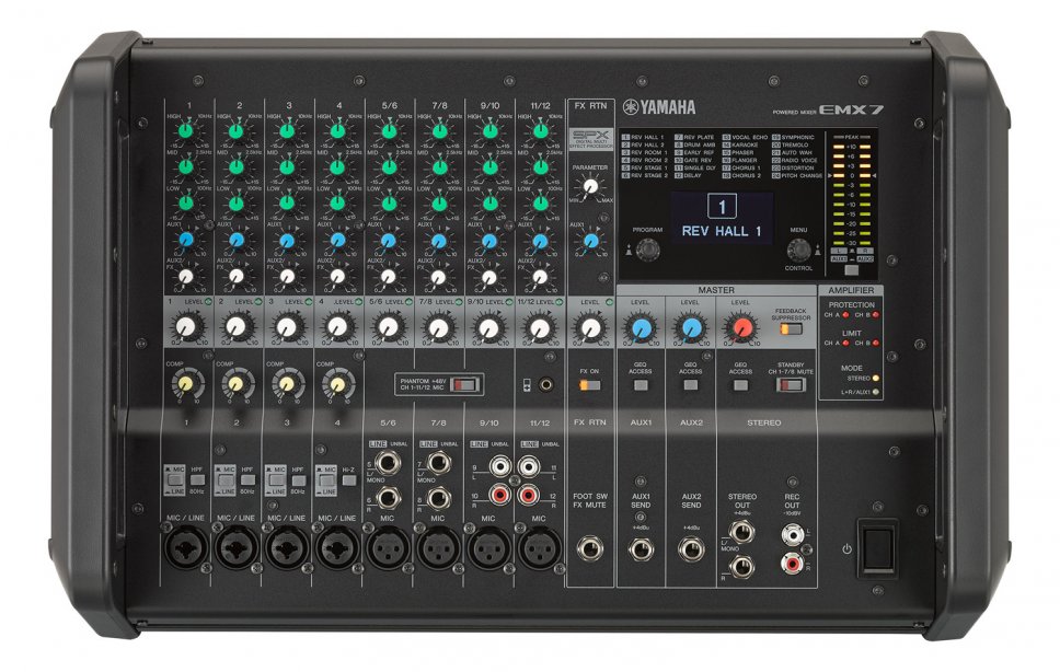 I mixer amplificati Yamaha EMX