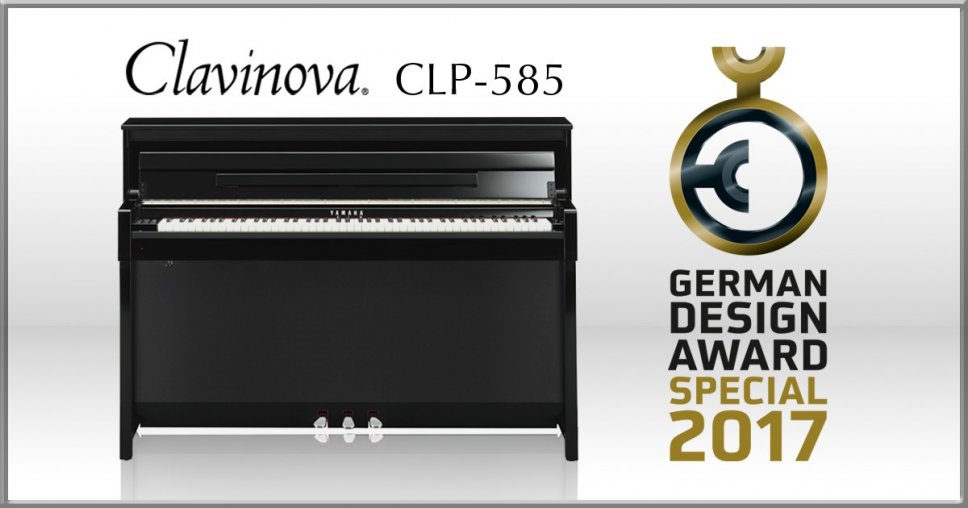 Yamaha CLP 585 premiato per il design