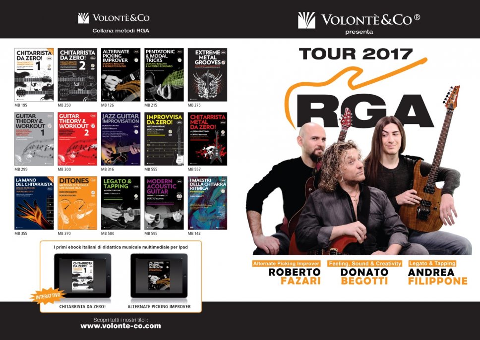 RGA Guitar Tour 2017 con Donato Begotti