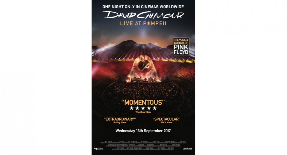 David Gilmour e il suo Live At Pompeii al cinema