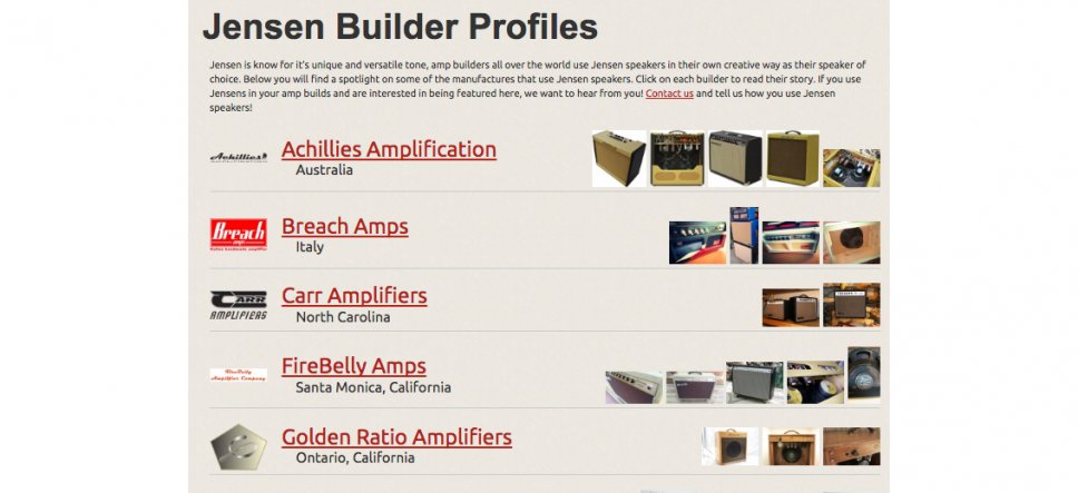 Jensen Builders Profile è online