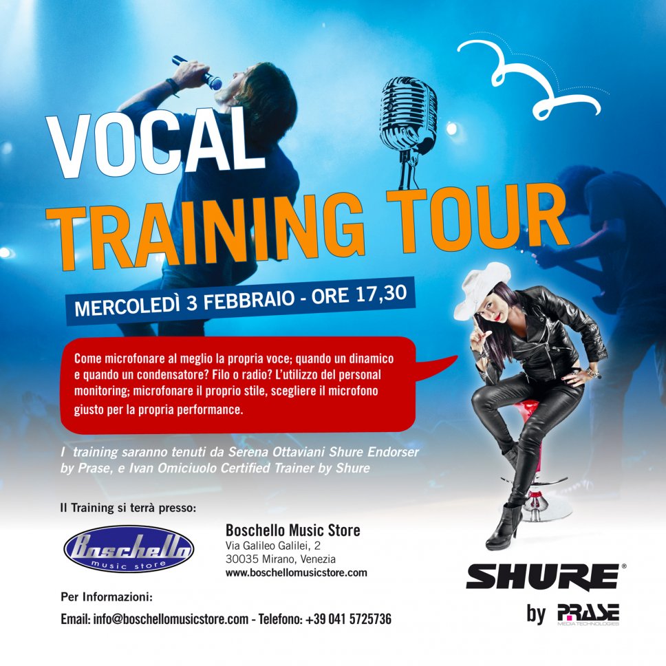 Shure by Prase - Vocal Training Tour