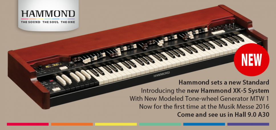 Nuovo Hammond XK-5 portable organ