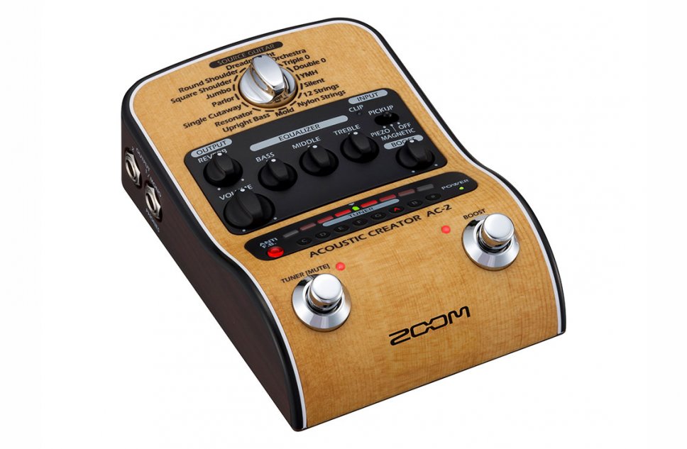 Il nuovo Zoom AC-2 per il suono dell’acustica