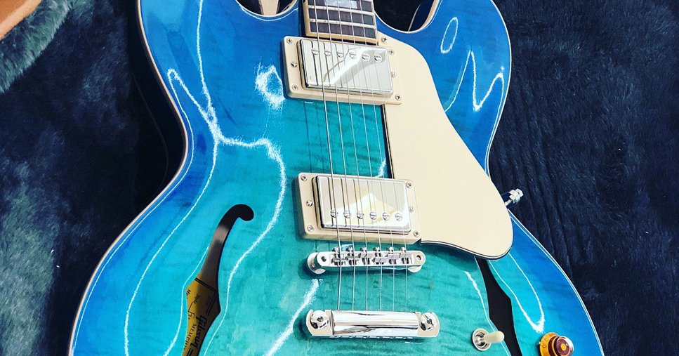 Gibson 335 Aquamarine