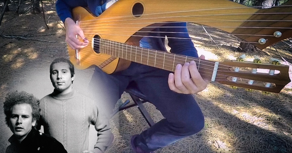 The Sound of Silence su una Harp Guitar con 18 corde