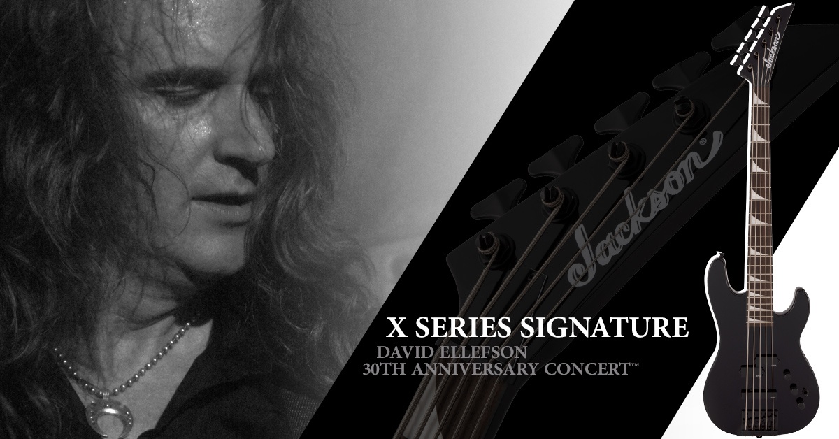 Jackson Guitars X Series Signature David Ellefson 30th Anniversary Concert™ Bass CBX V