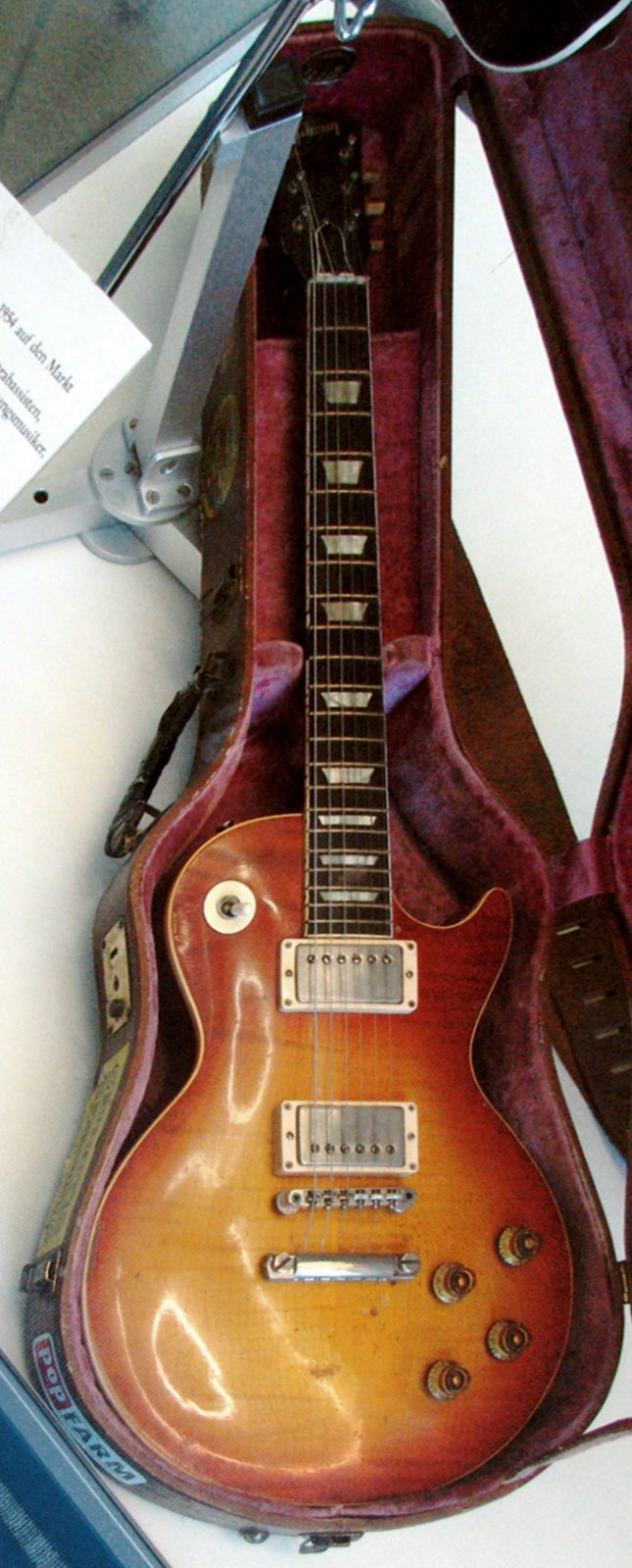 Gibson Les Paul Standard 1958, esemplare al Deutsches Museum