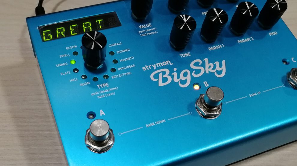 Strymon BigSky spring plate
