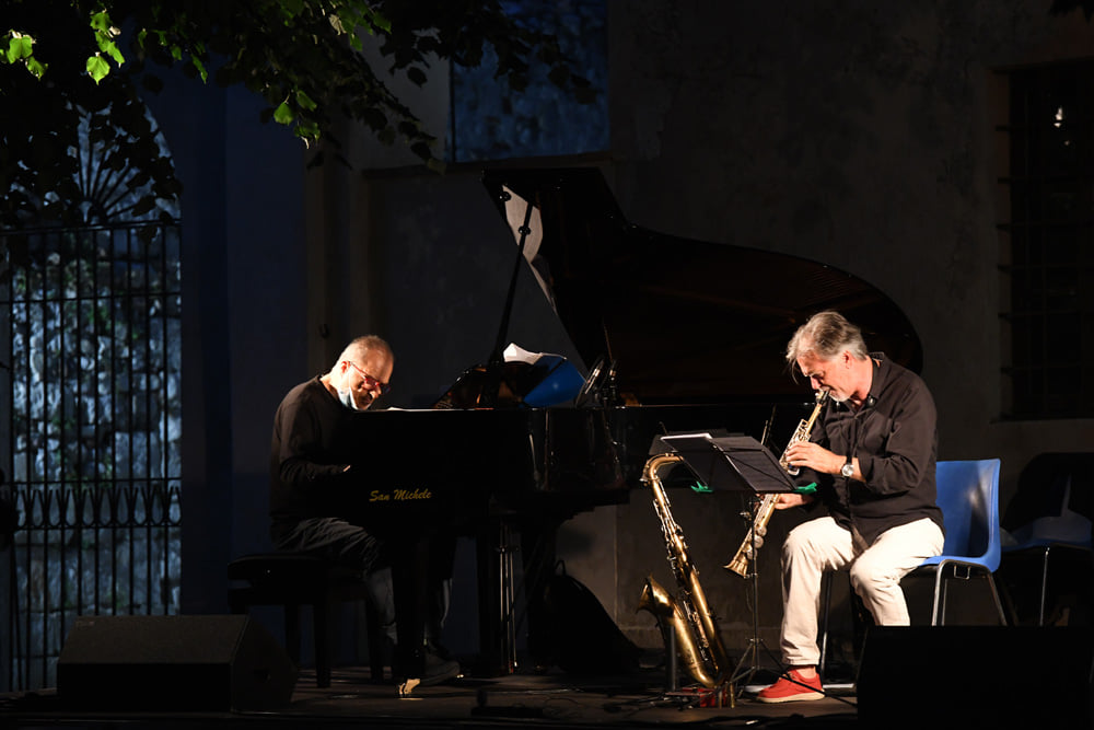 Enrico Pieranunzi (a sx) e Stefano Cantini