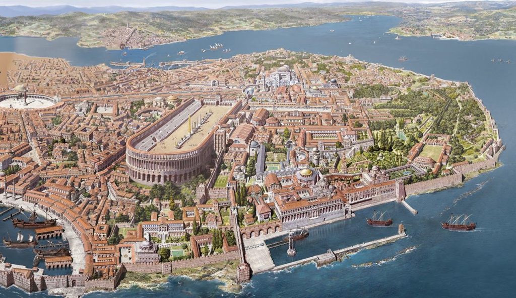 Rappresentazione di Costantinopoli