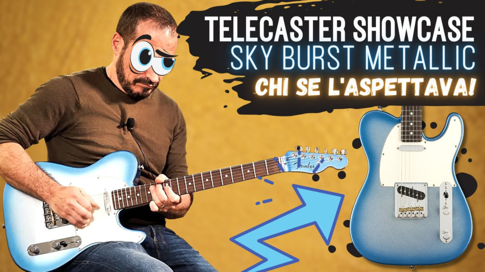 FENDER LIMITED EDITION AMERICAN SHOWCASE TELECASTER RW SKY BURST METALLIC