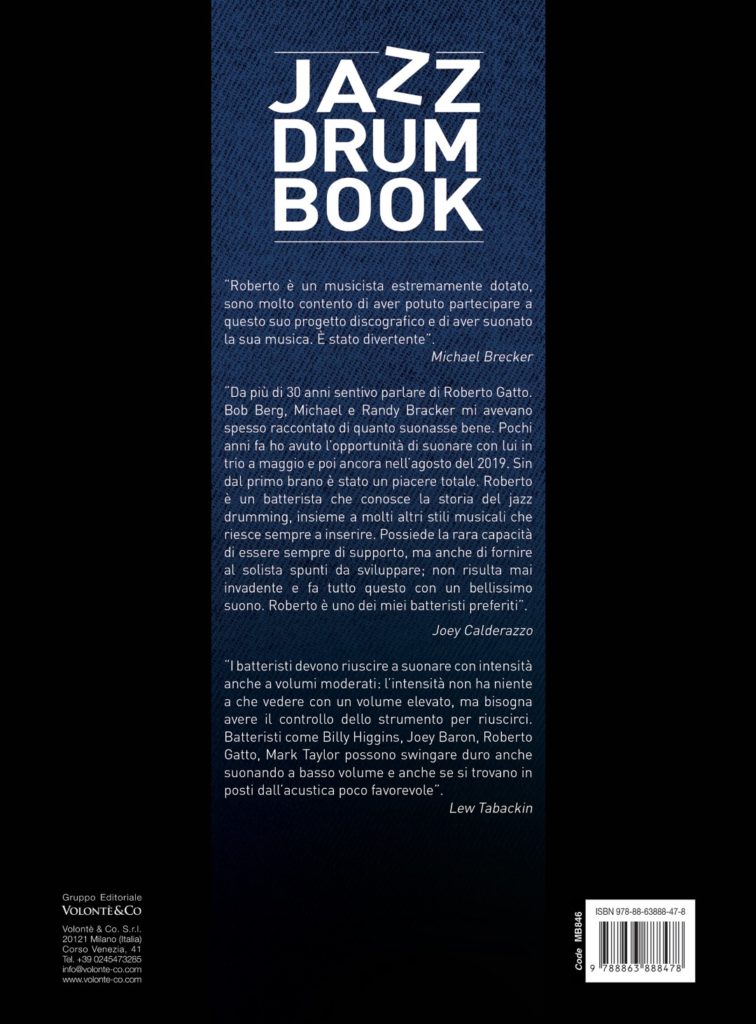 Jazz Drum Book, il metodo didattico di Roberto Gatto