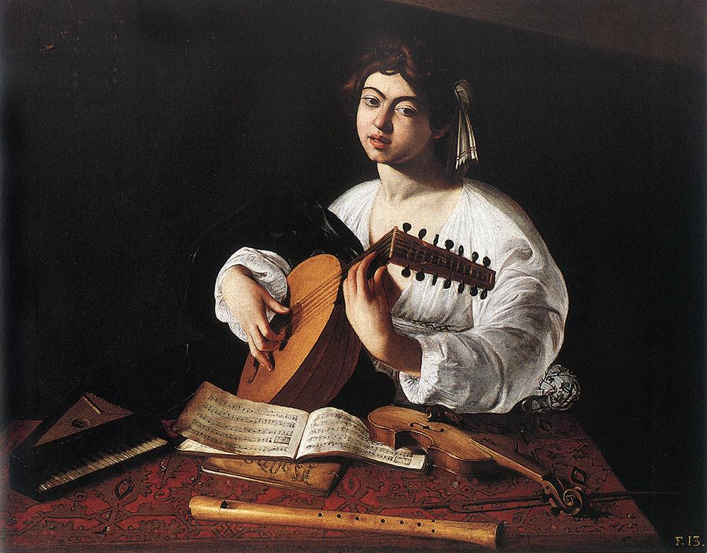 Il liuto in un famoso dipinto del Caravaggio