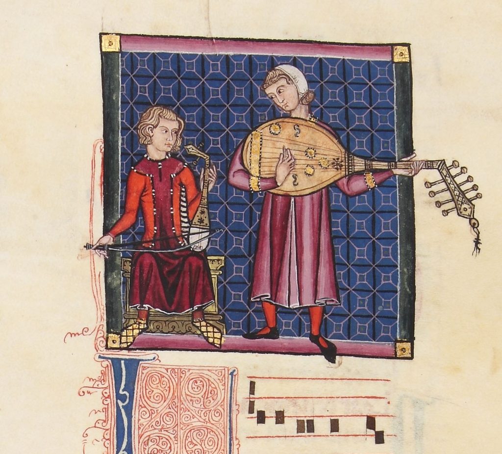 Rebab e Oud nel Codice del Los Musicos