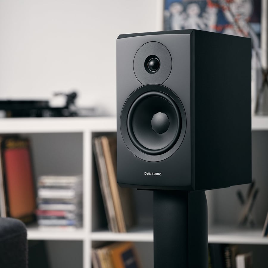 Dynaudio Emit 20 Black Edition (coppia) – Diffusori Da Scaffale HiFi, 160W, 6 Ohm, Risposta 53Hz-25kHz, Made In Denmark